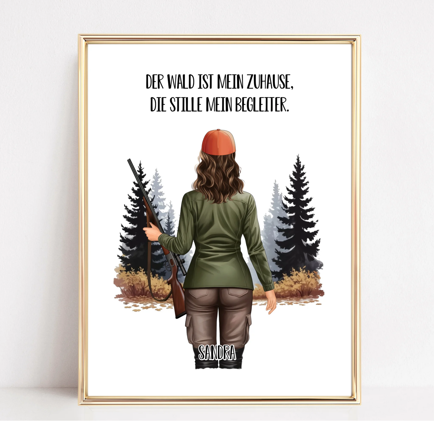 Jäger Poster (Frau/Mann)