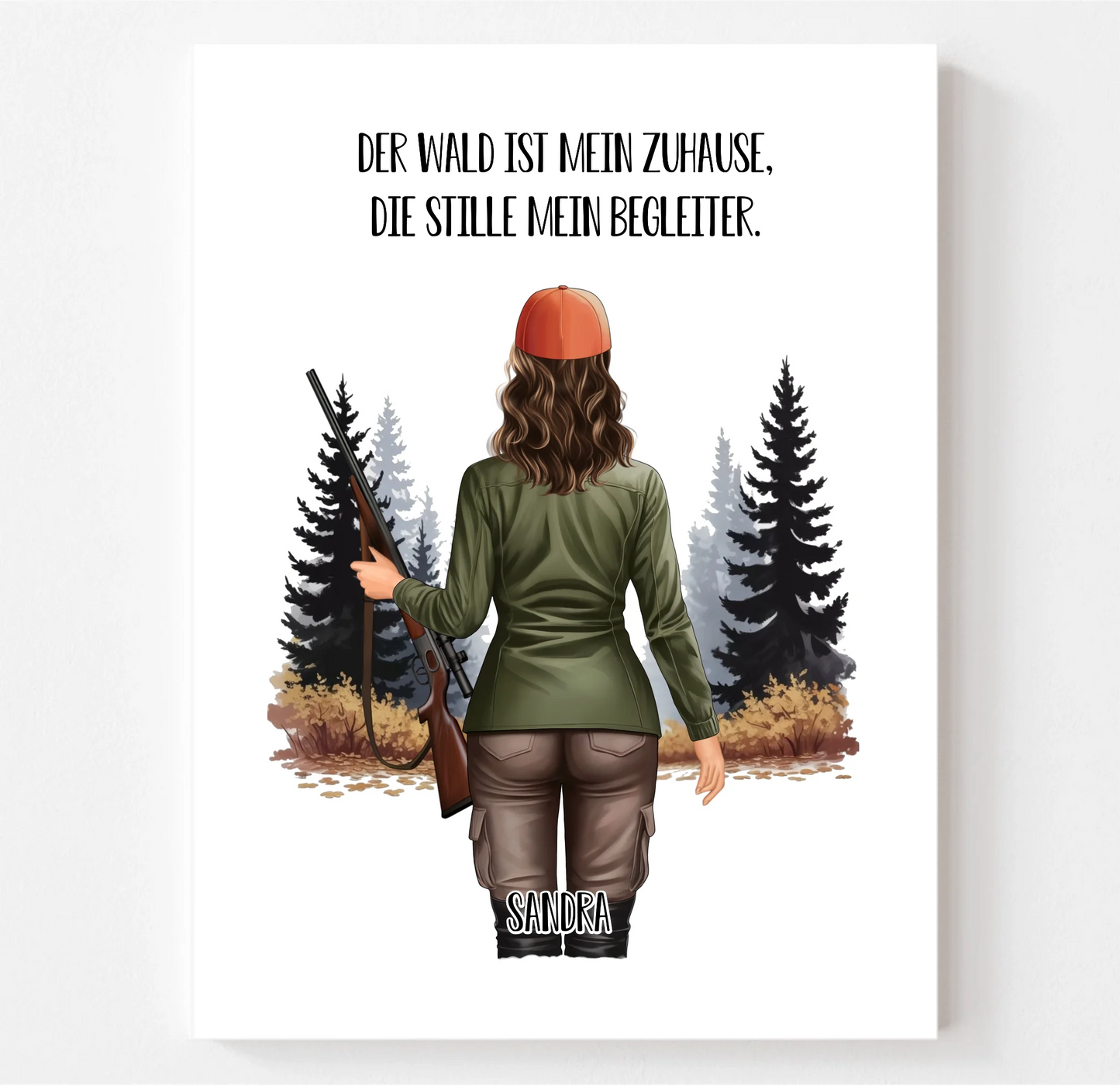 Jäger Poster (Frau/Mann)