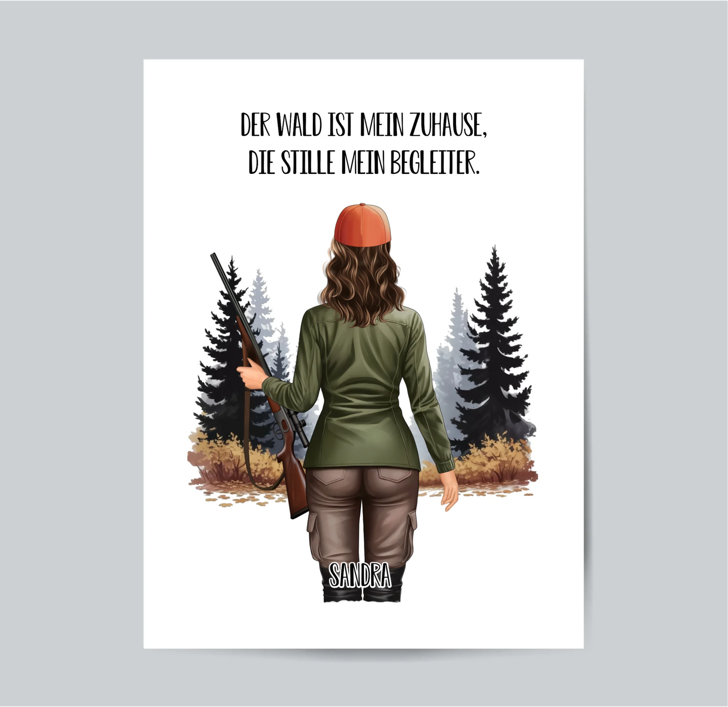 Jäger Poster (Frau/Mann)