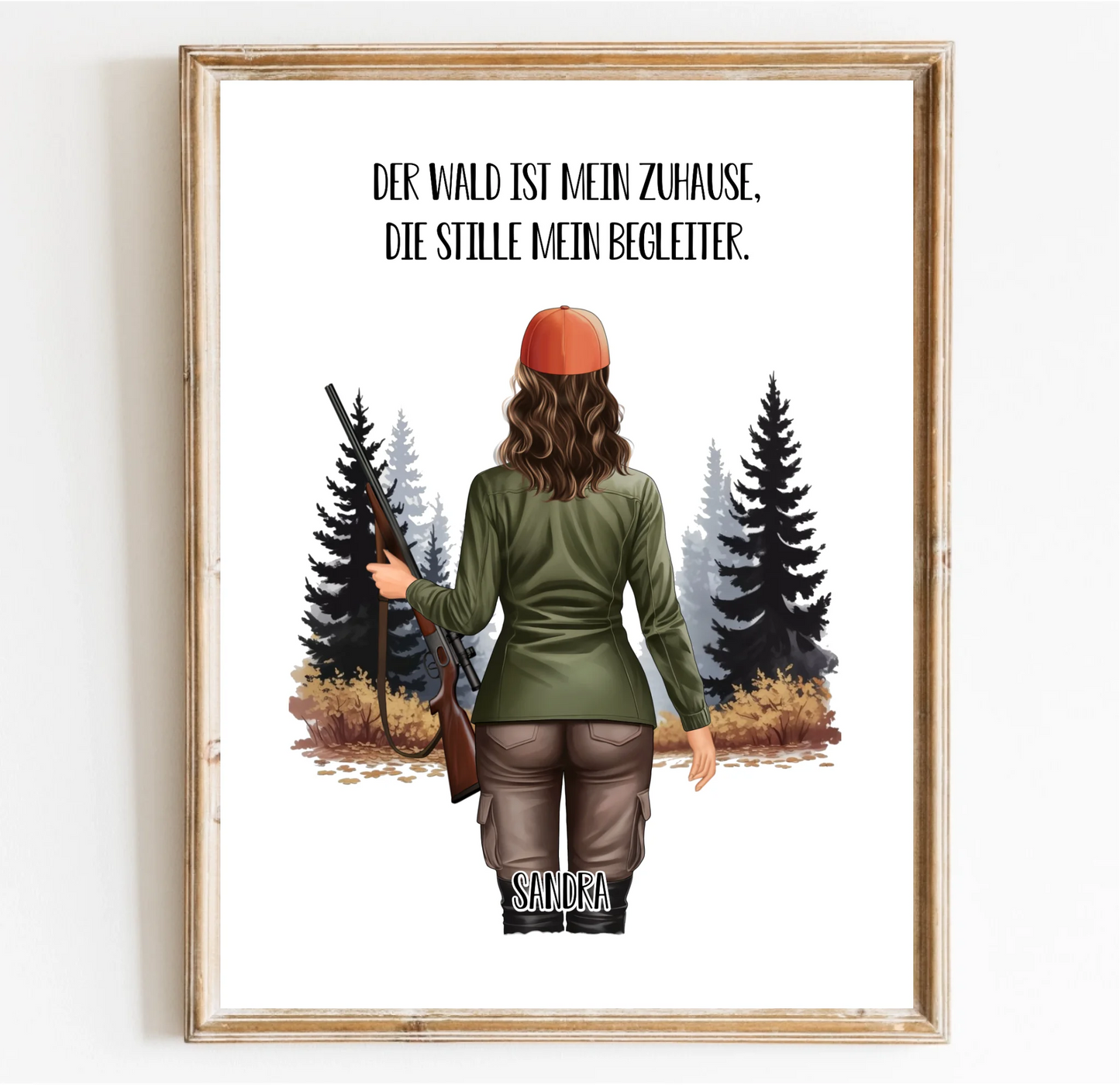 Jäger Poster (Frau/Mann)