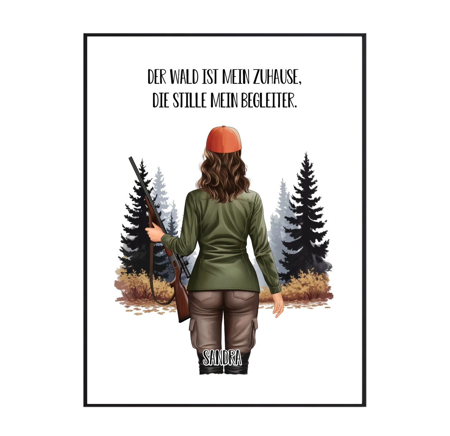 Jäger Poster (Frau/Mann)
