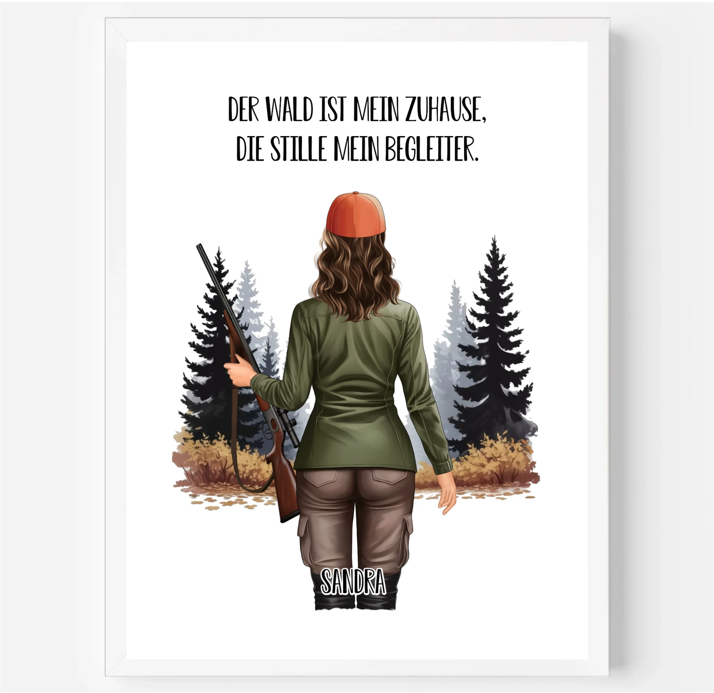 Jäger Poster (Frau/Mann)