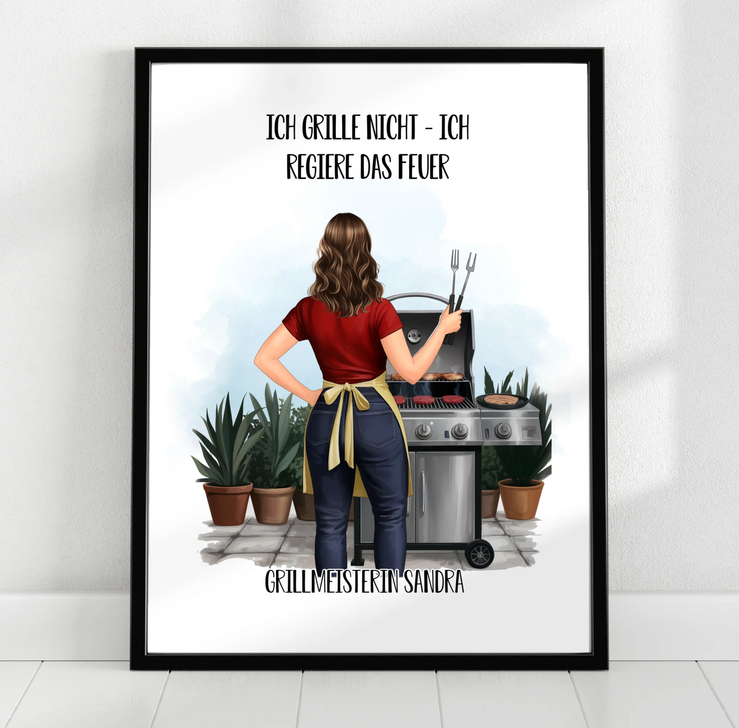 Grillen Poster (Frau/Mann)