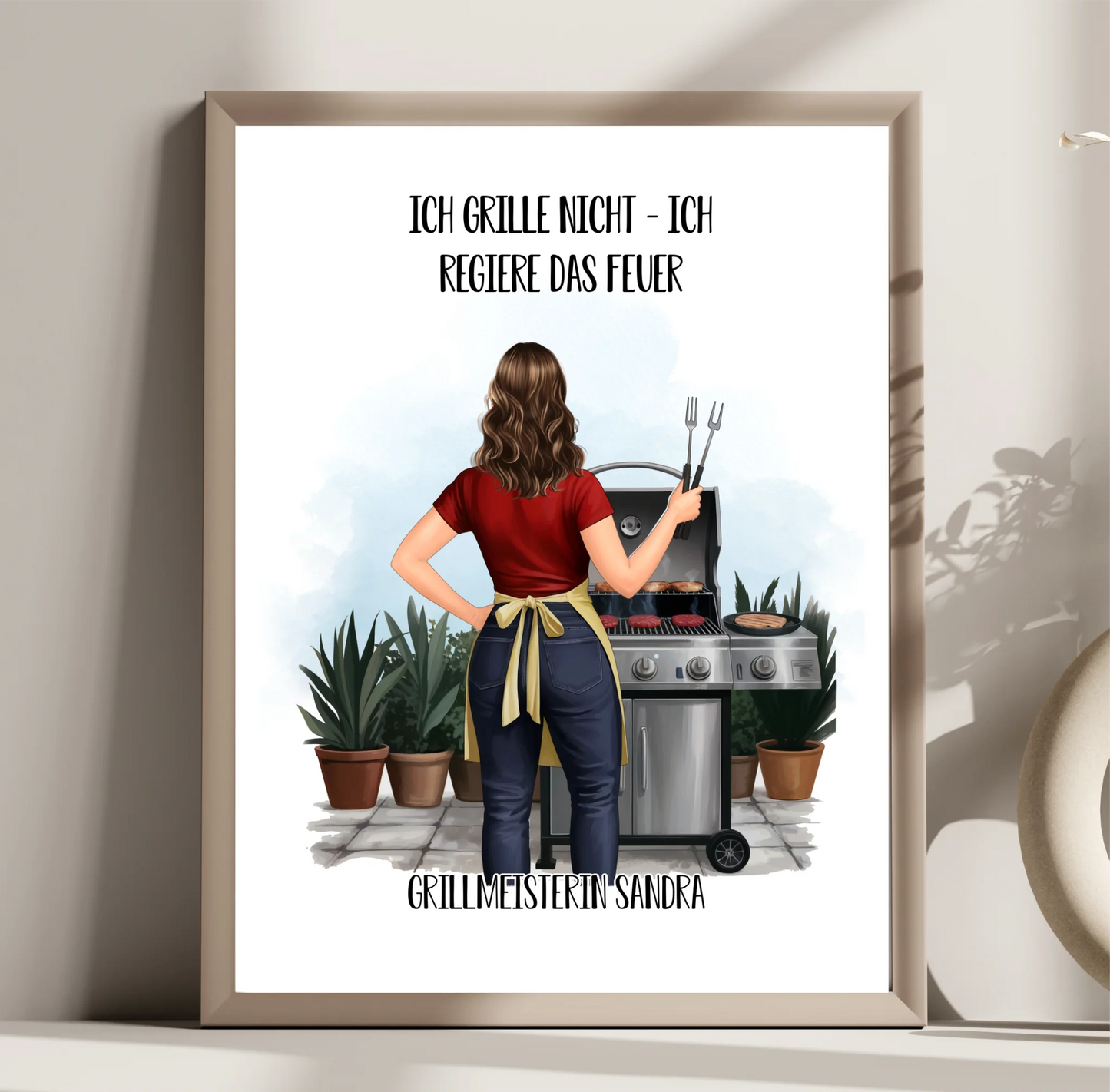 Grillen Poster (Frau/Mann)