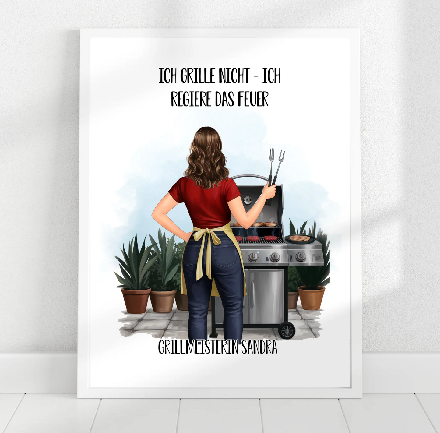 Grillen Poster (Frau/Mann)