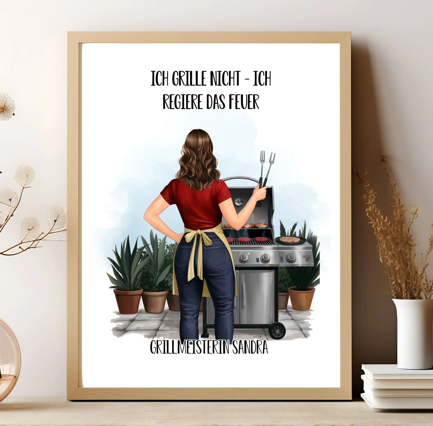 Grillen Poster (Frau/Mann)
