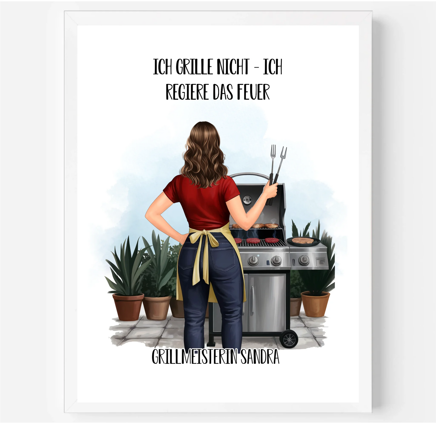 Grillen Poster (Frau/Mann)