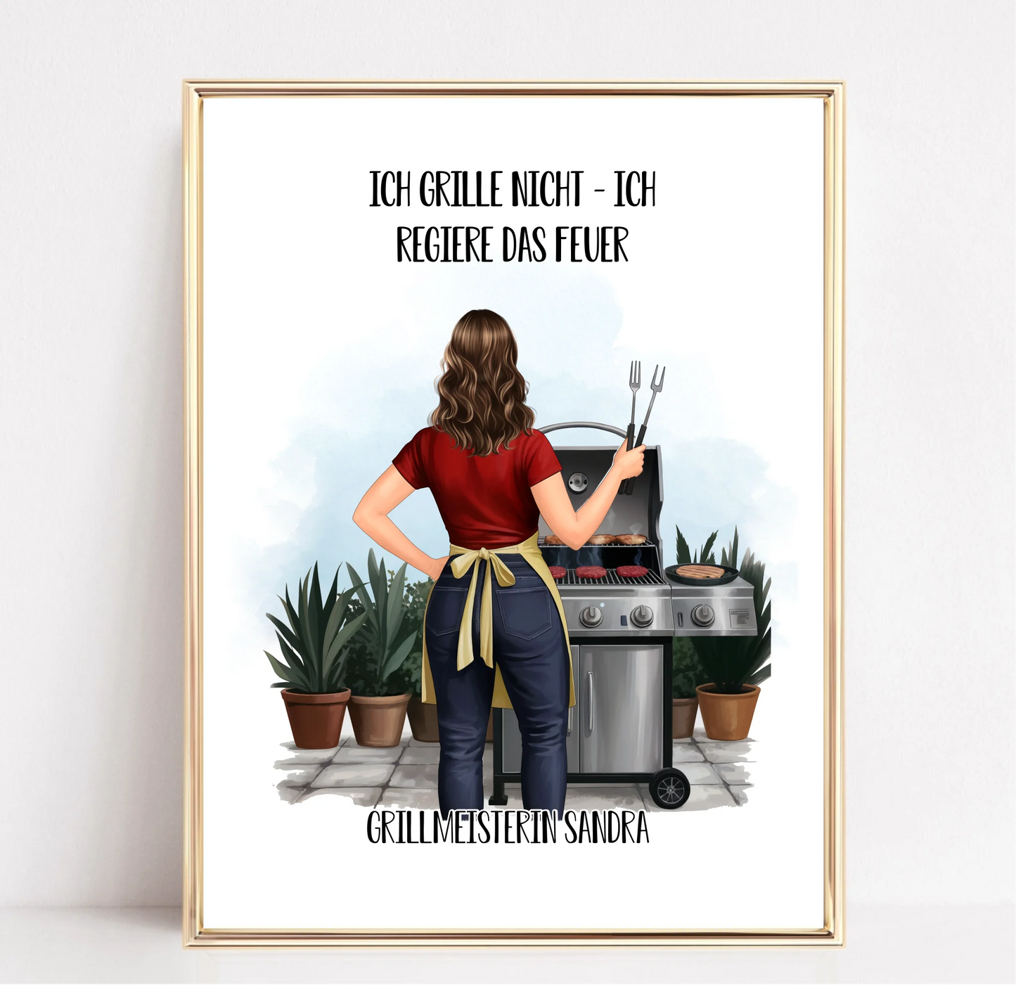 Grillen Poster (Frau/Mann)