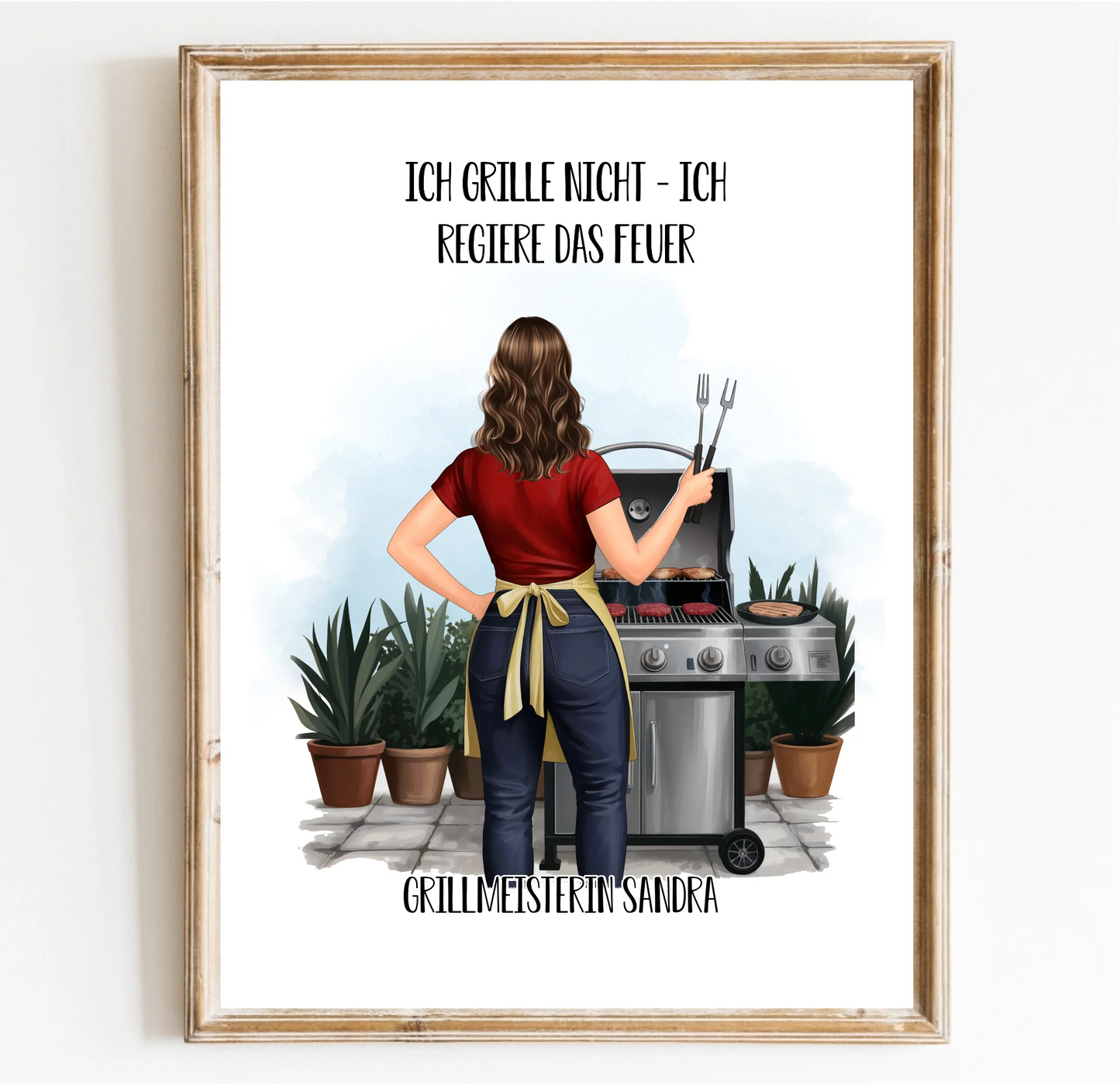 Grillen Poster (Frau/Mann)