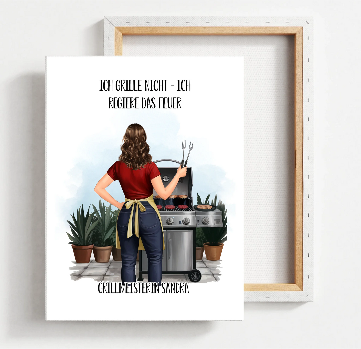 Grillen Poster (Frau/Mann)