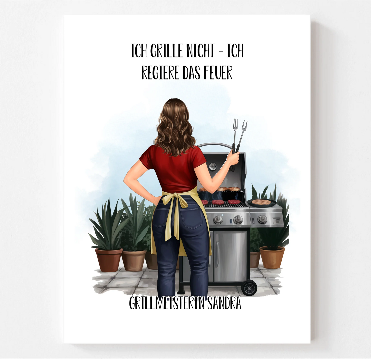 Grillen Poster (Frau/Mann)