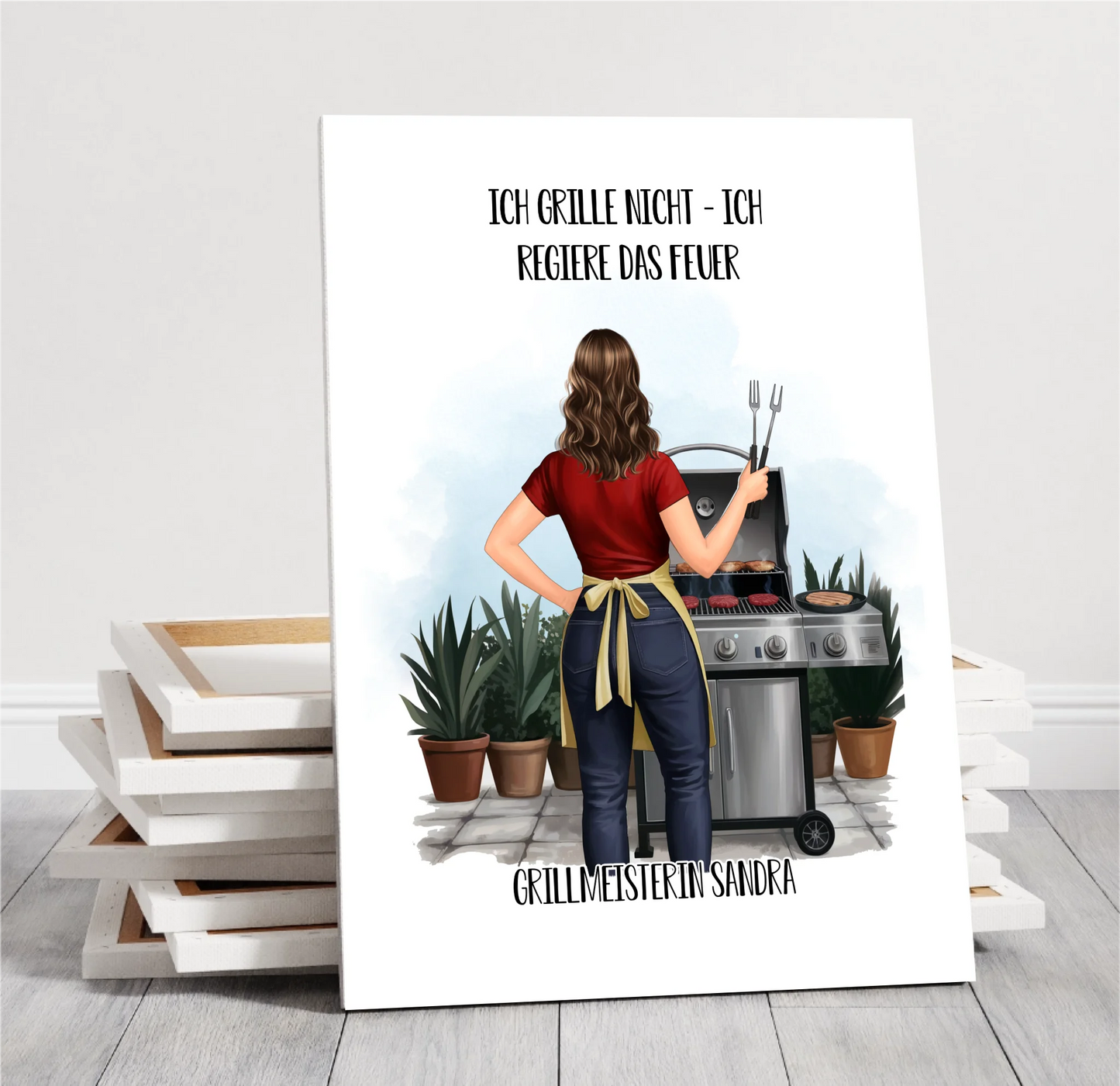 Grillen Poster (Frau/Mann)