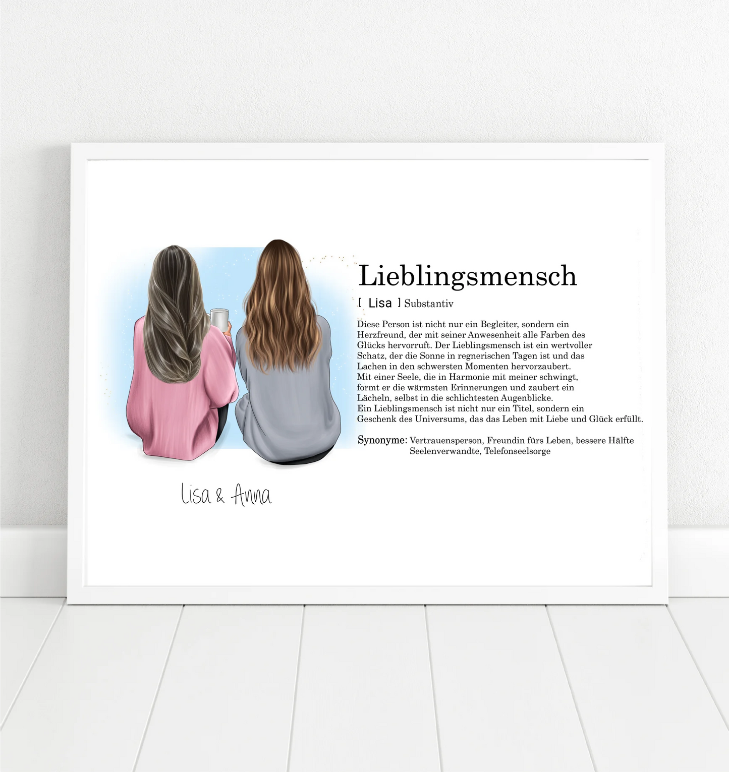 Freundinnen Definitionsposter