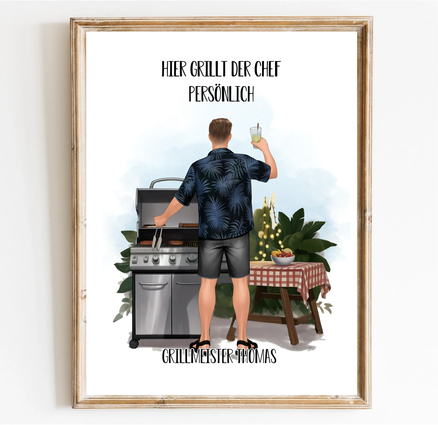 Grillemeister Poster (Mann/Frau)