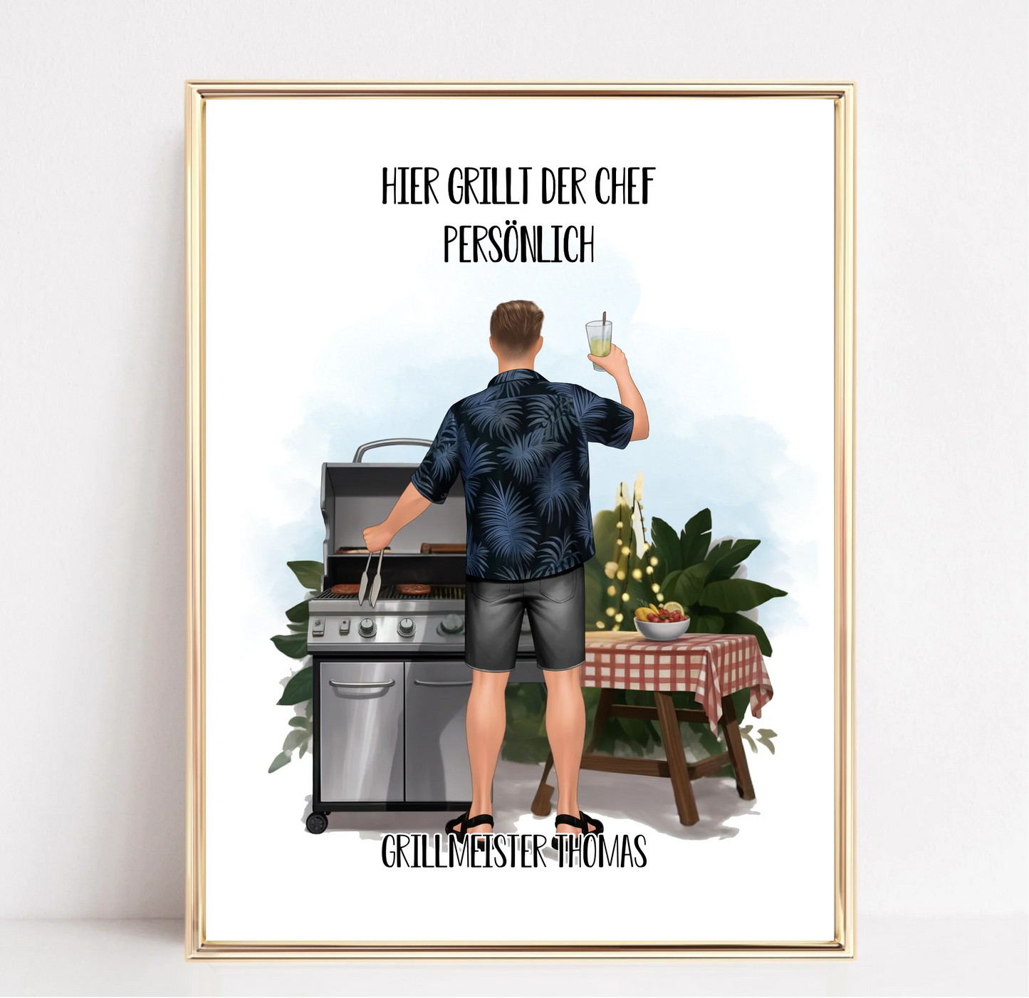 Grillemeister Poster (Mann/Frau)