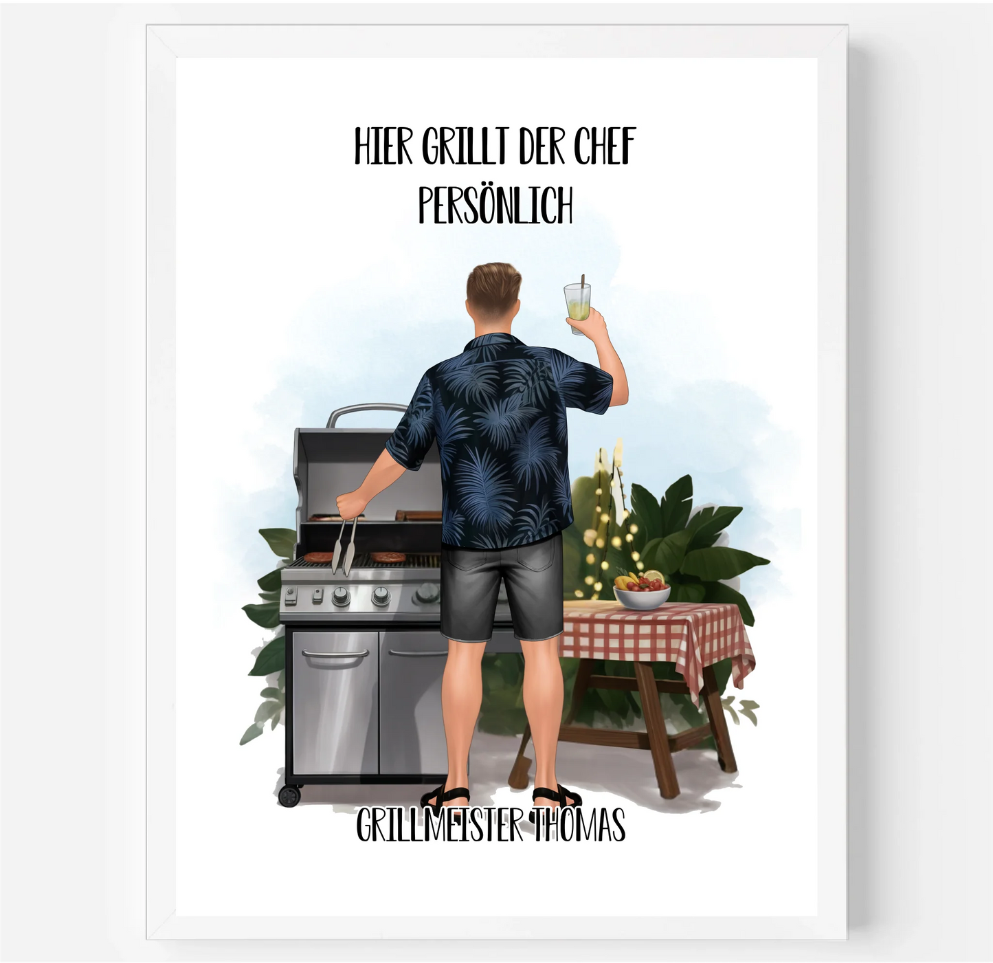 Grillemeister Poster (Mann/Frau)