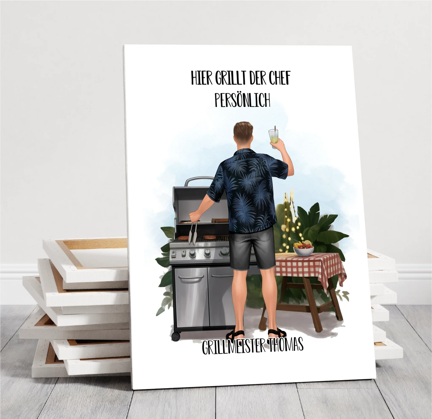 Grillemeister Poster (Mann/Frau)