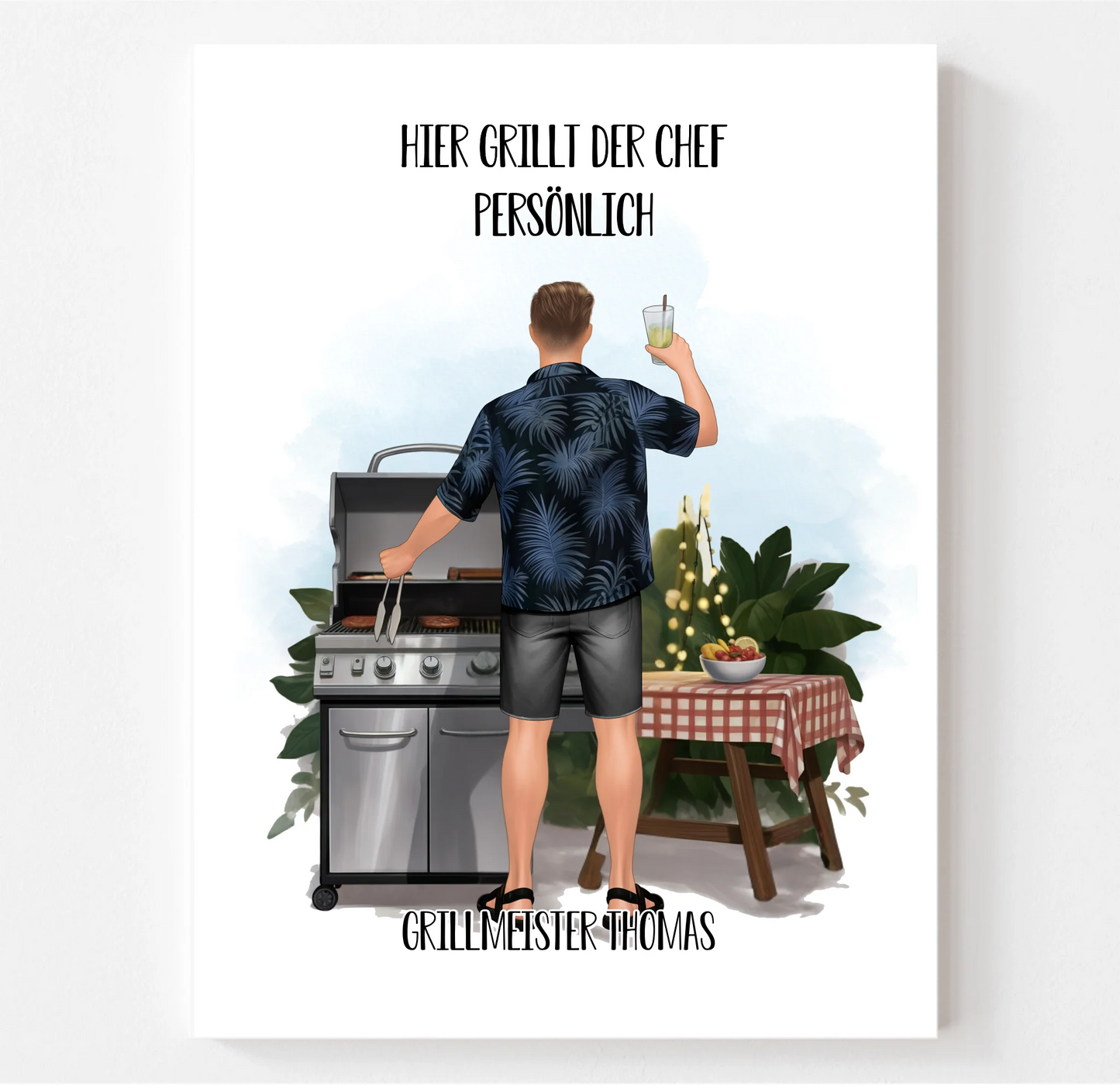 Grillemeister Poster (Mann/Frau)