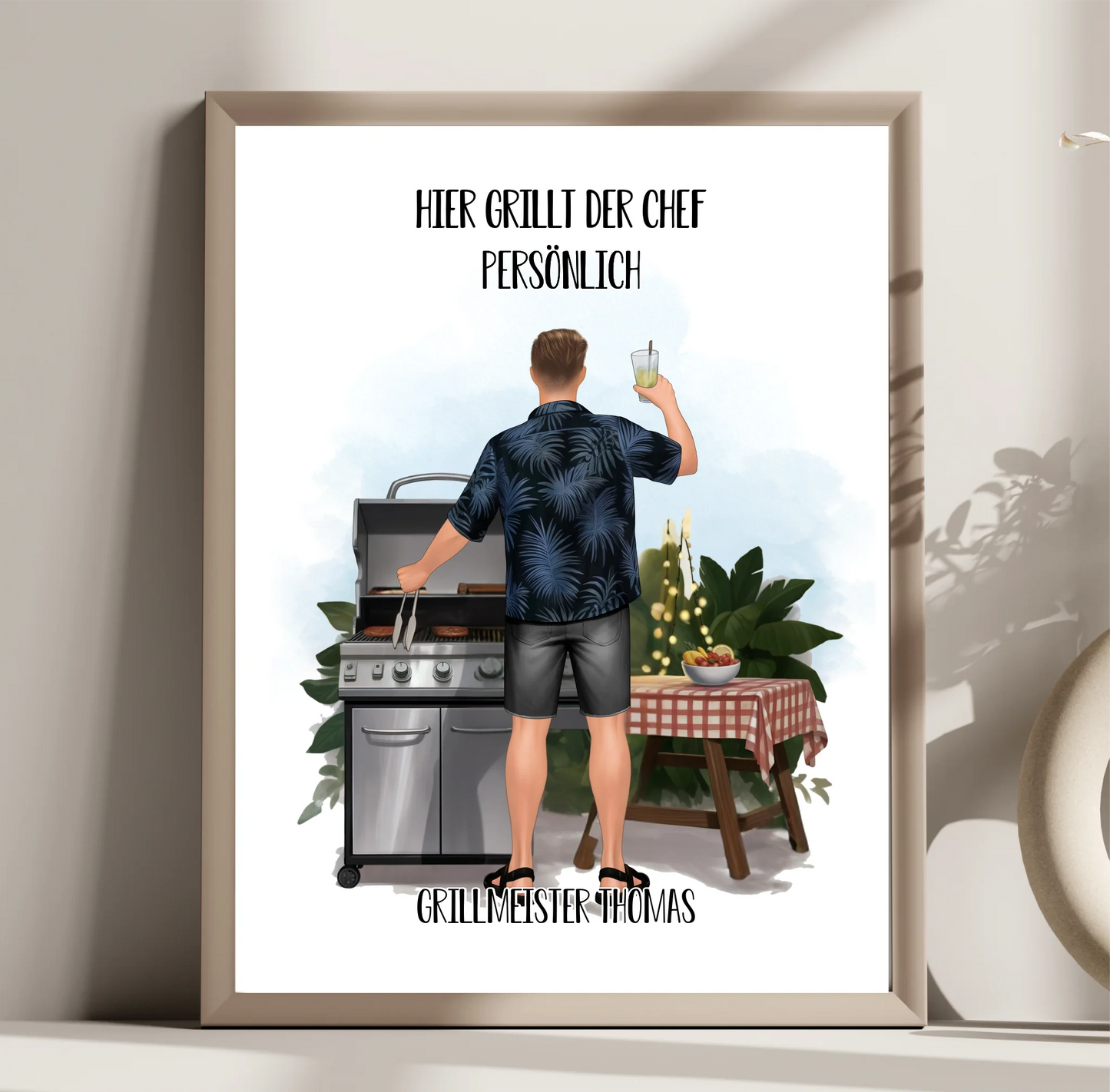 Grillemeister Poster (Mann/Frau)