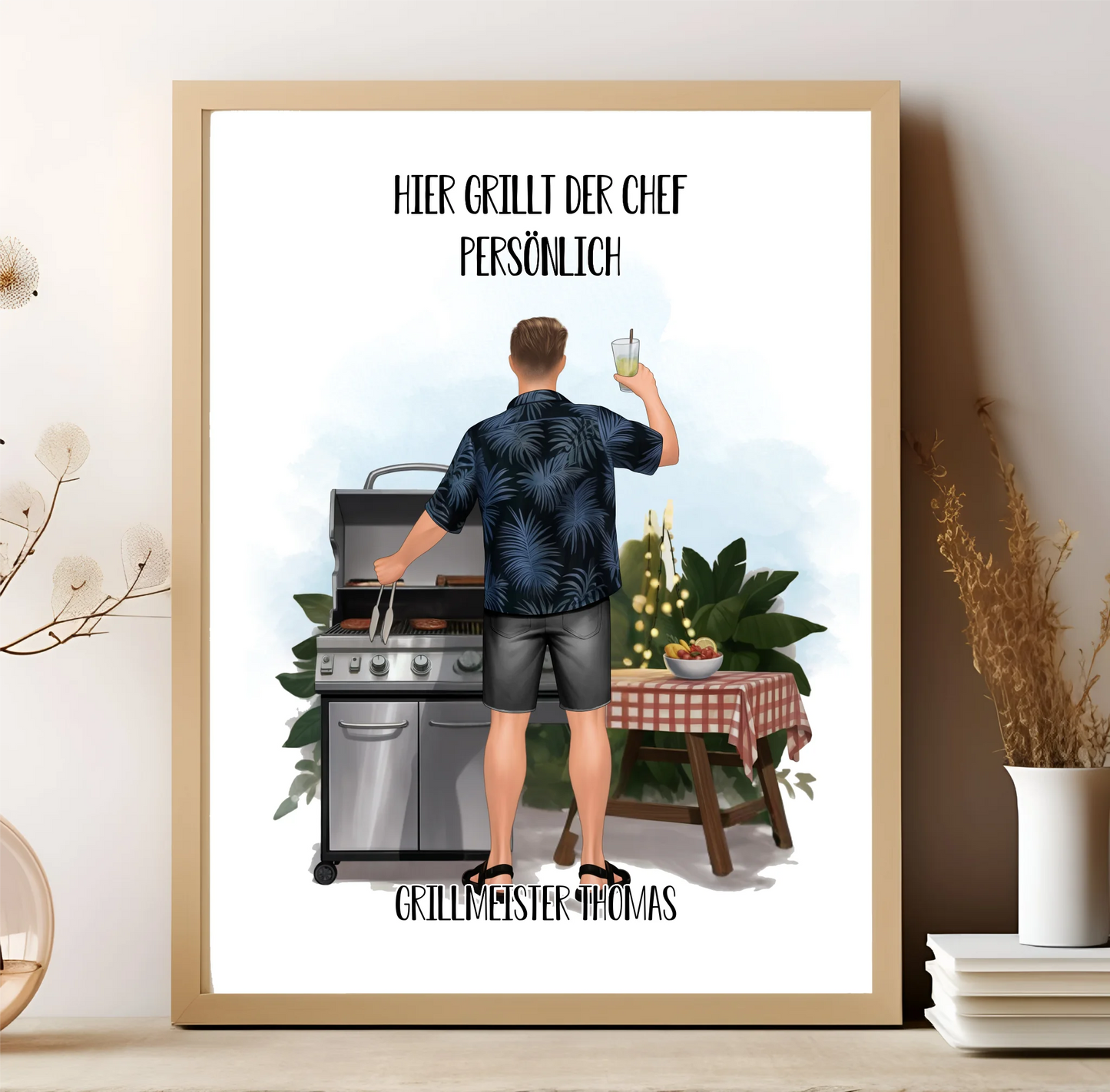 Grillemeister Poster (Mann/Frau)