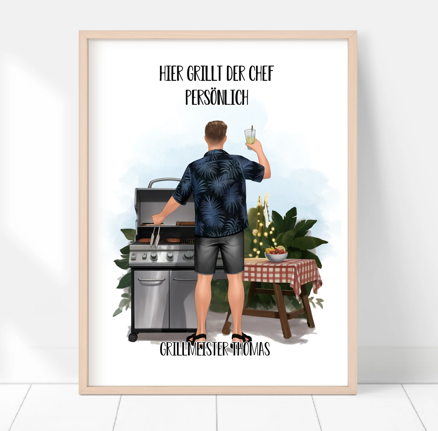 Grillemeister Poster (Mann/Frau)