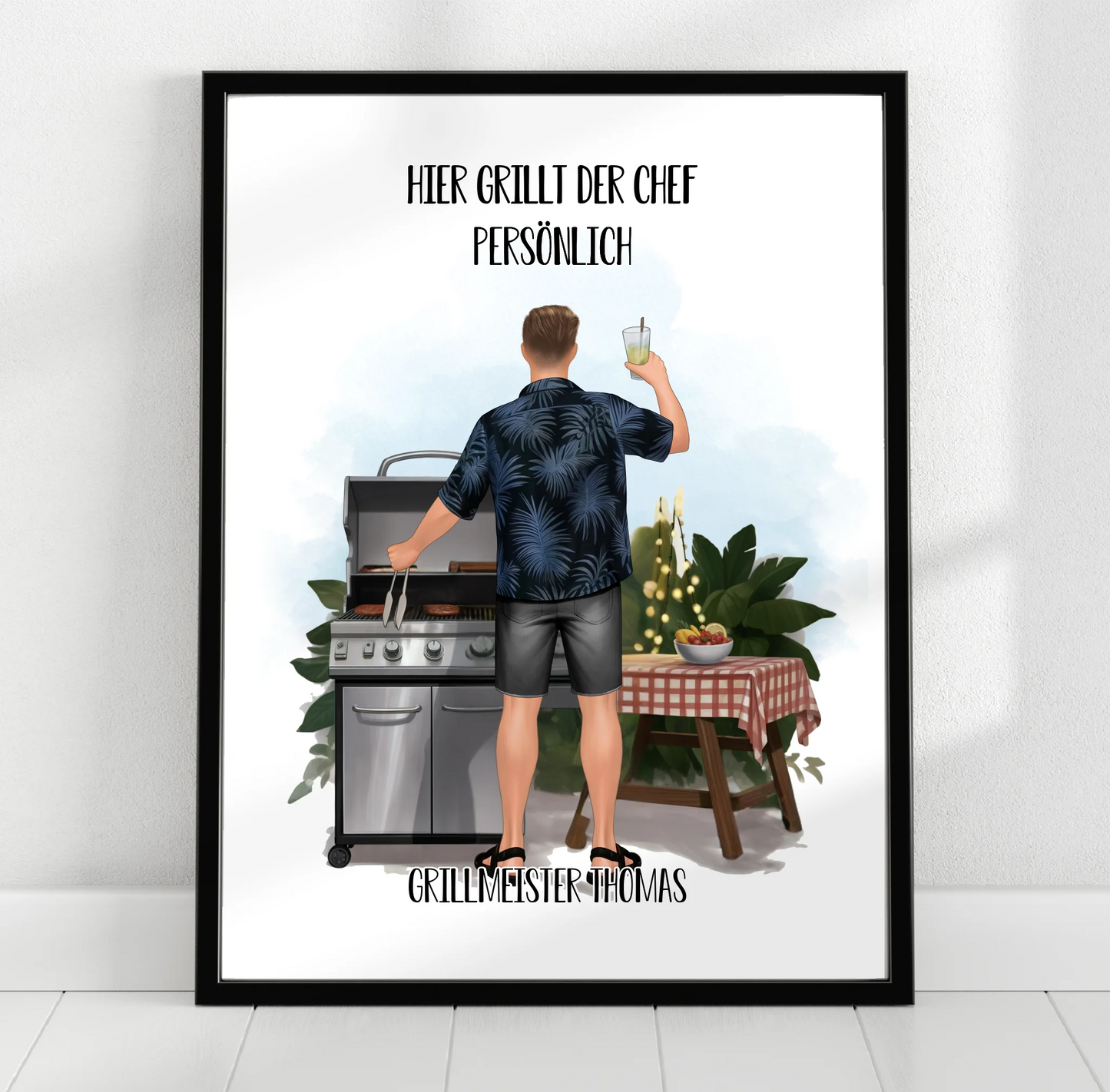 Grillemeister Poster (Mann/Frau)