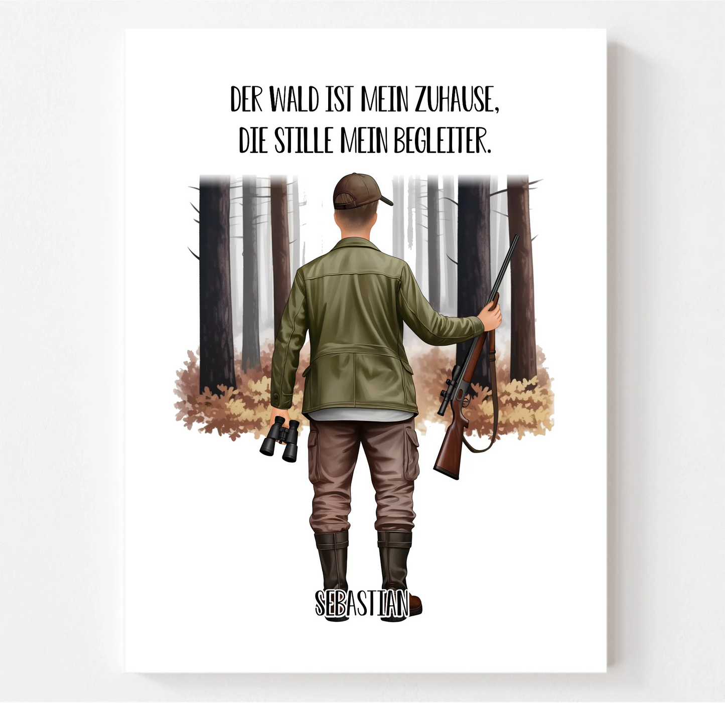 Jäger Poster (Mann o. Frau)
