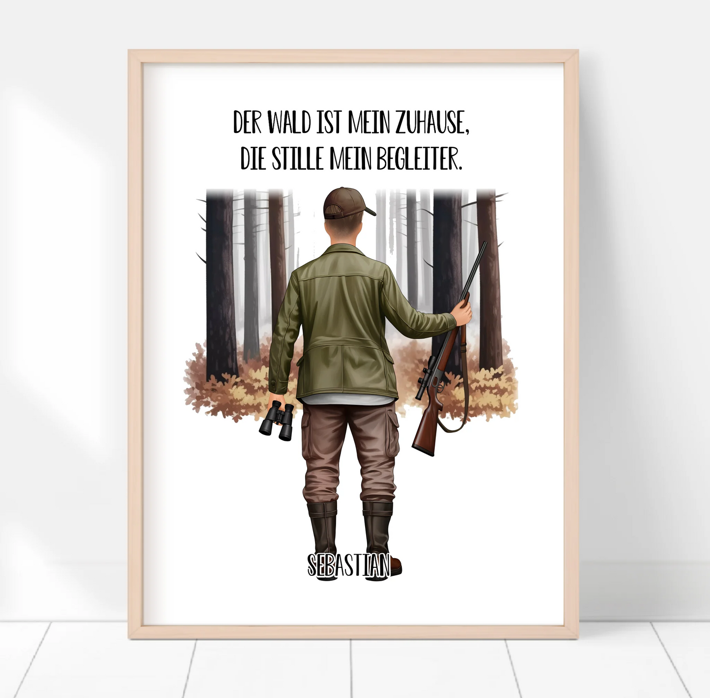 Jäger Poster (Mann o. Frau)