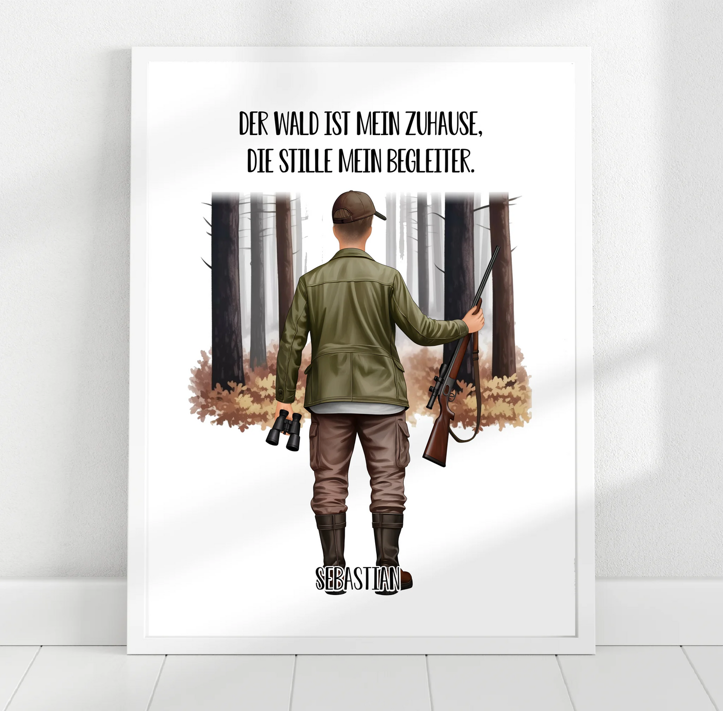 Jäger Poster (Mann o. Frau)