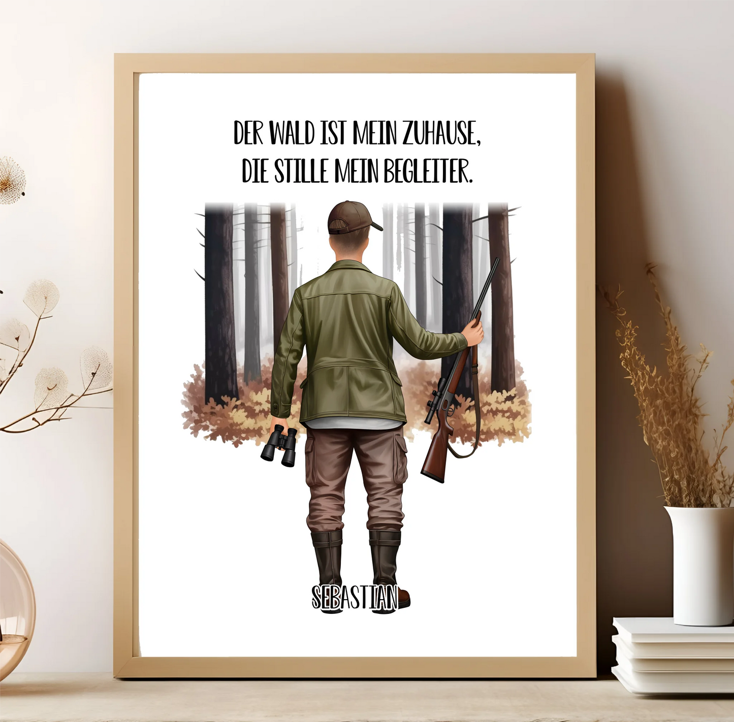 Jäger Poster (Mann o. Frau)