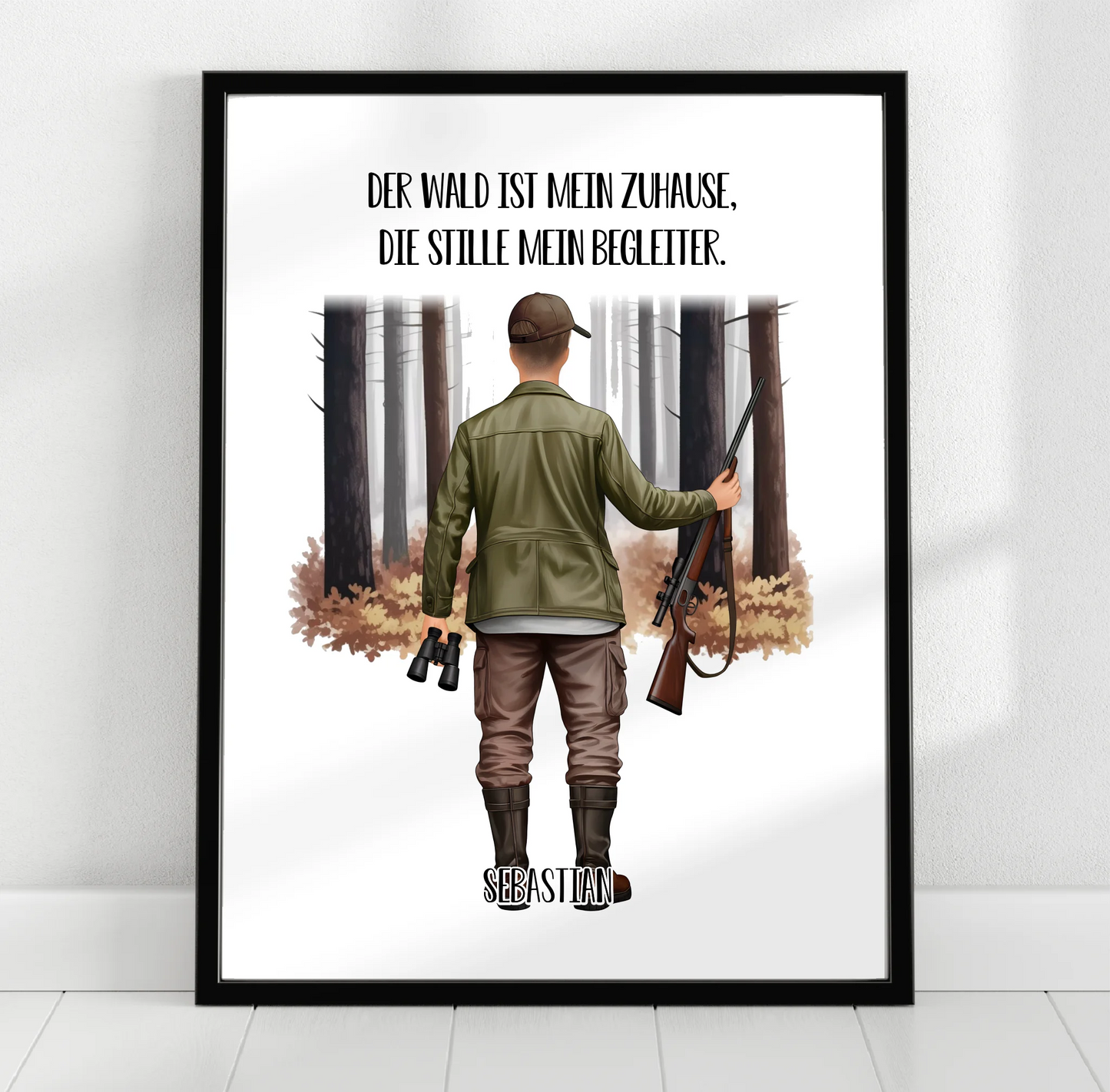 Jäger Poster (Mann o. Frau)