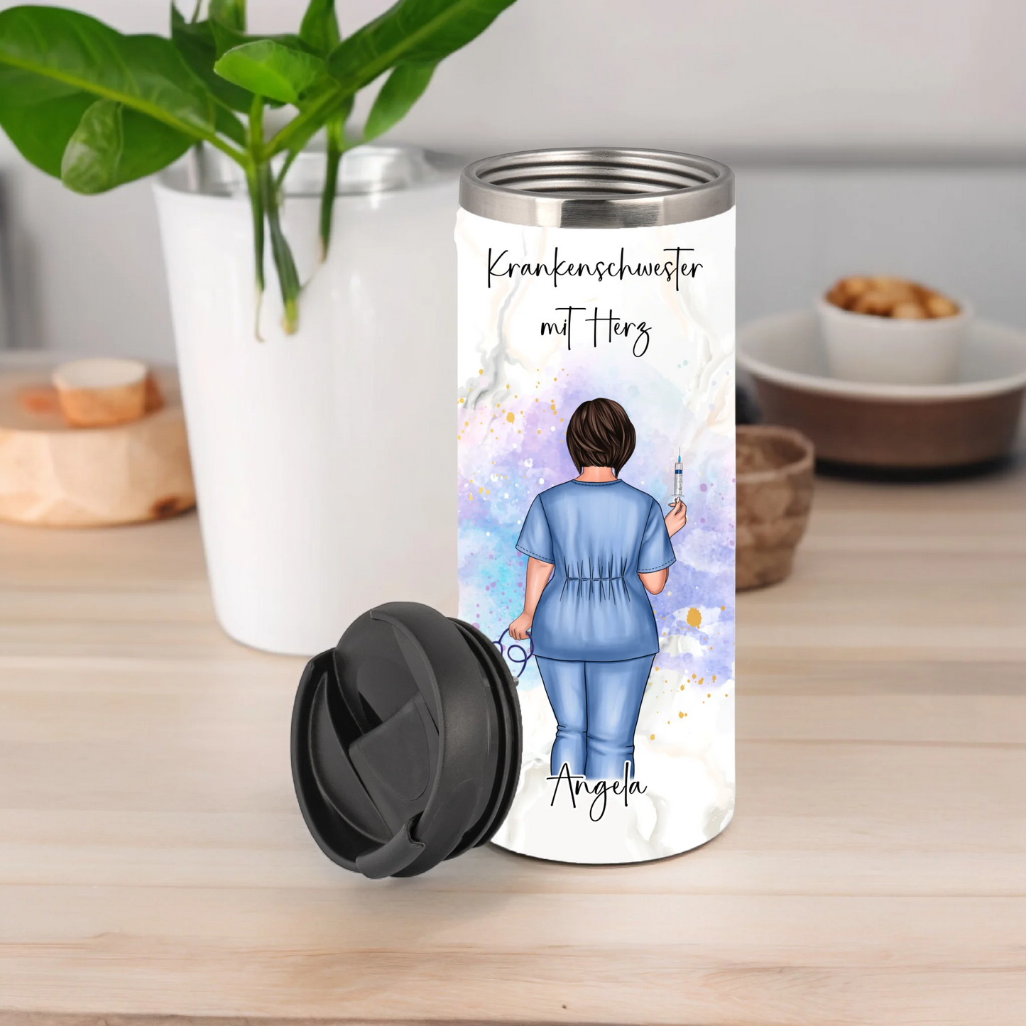Curvy Krankenschwester Tasse