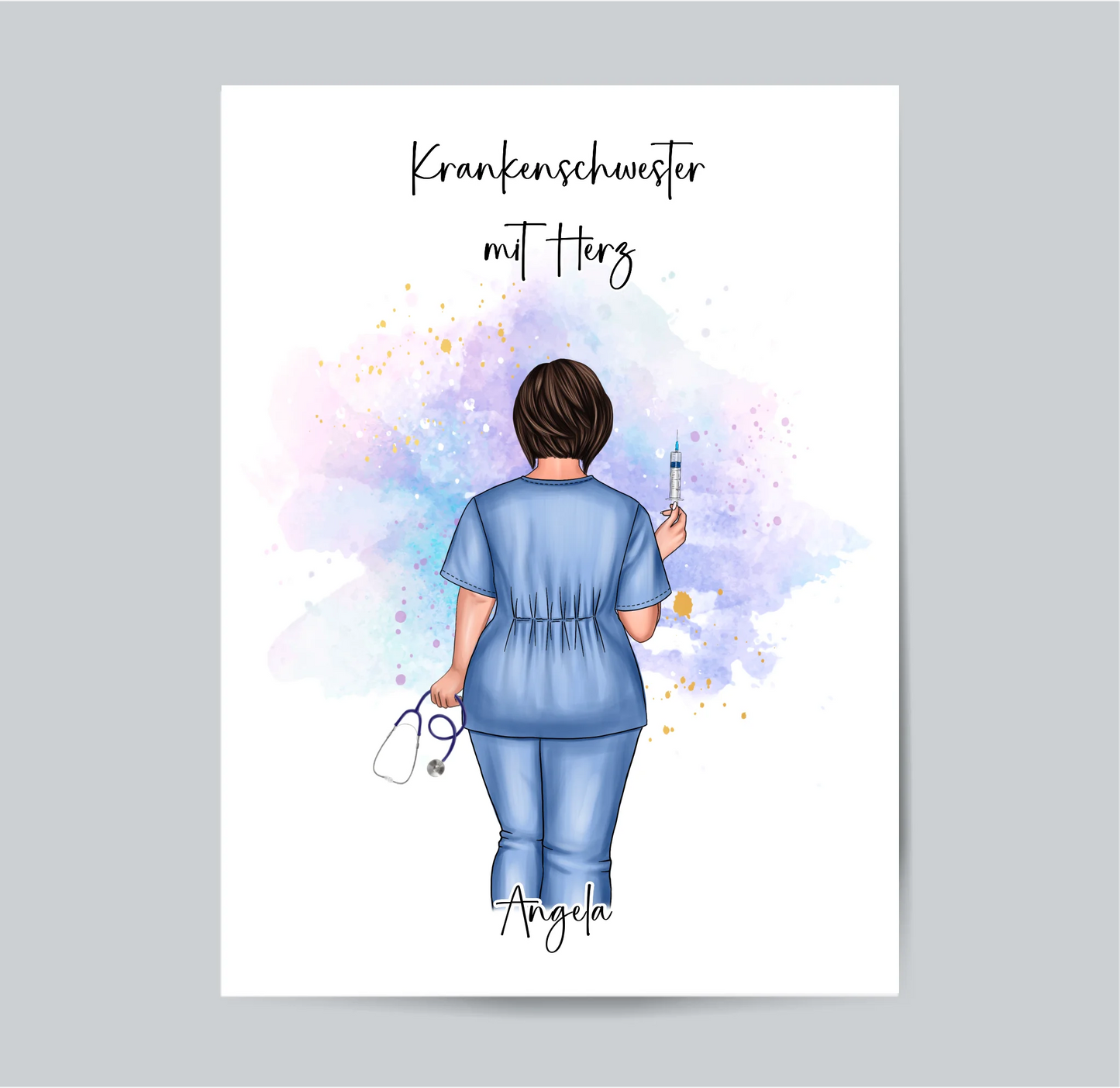 Curvy Krankenschwester Poster