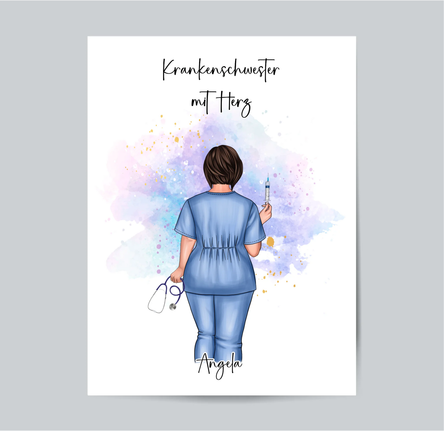 Curvy Krankenschwester Poster
