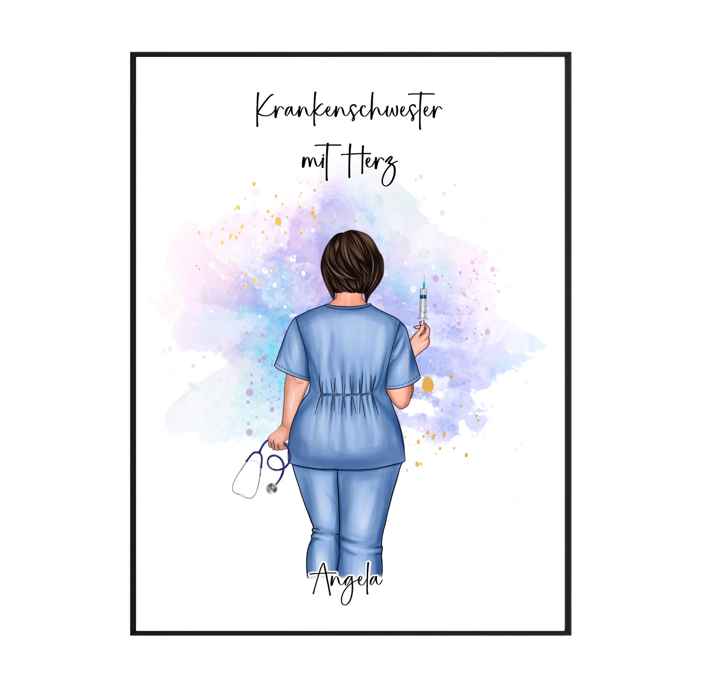 Curvy Krankenschwester Poster