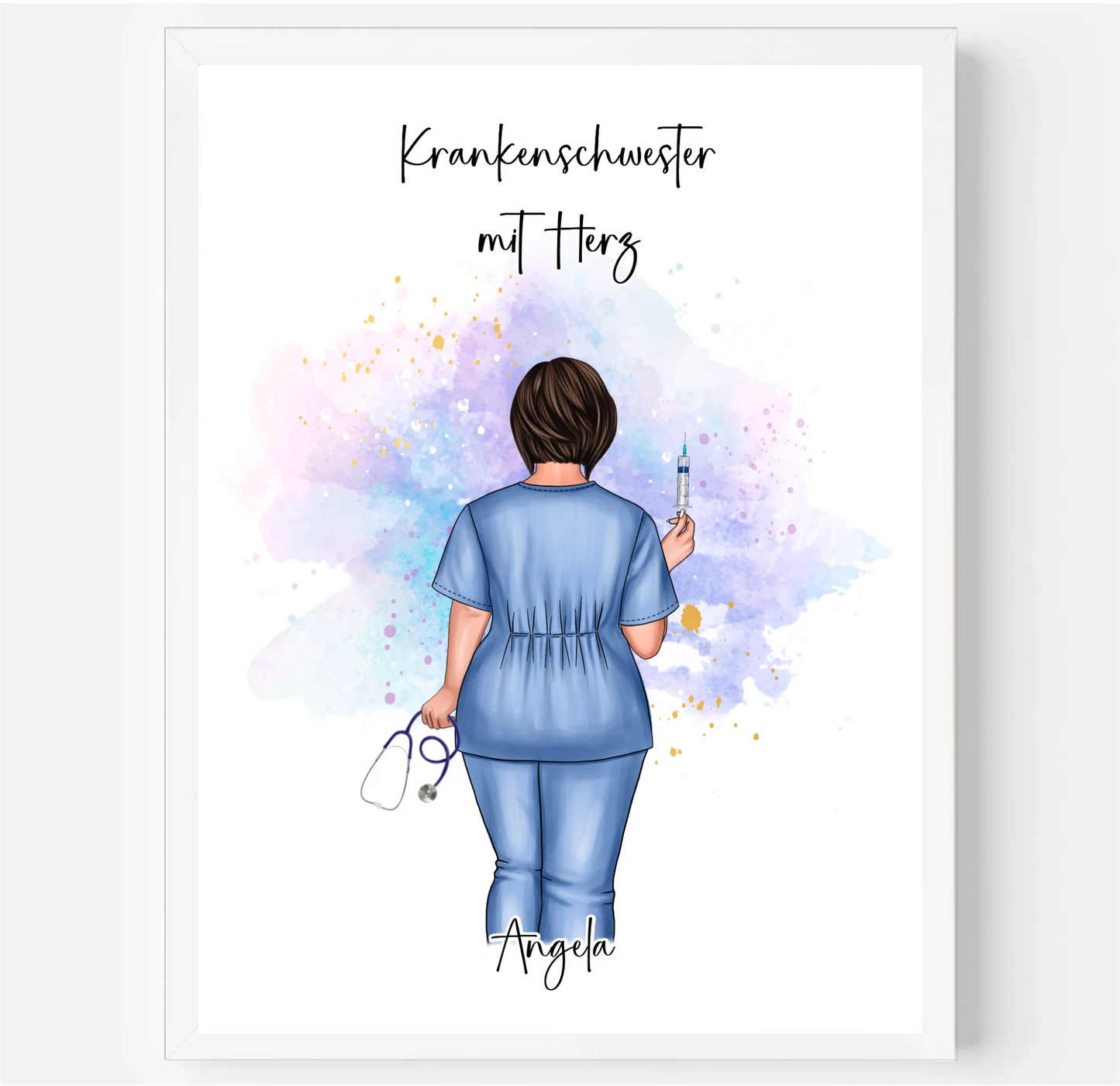 Curvy Krankenschwester Poster