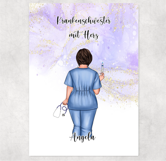 Curvy Krankenschwester Puzzle