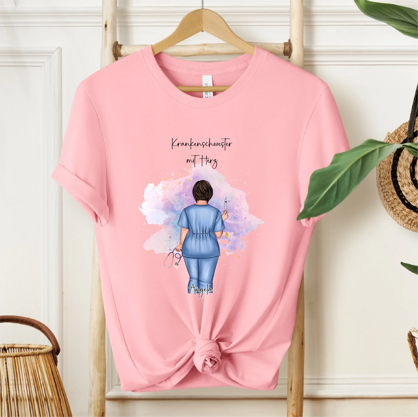 Curvy Krankenschwester T-Shirt