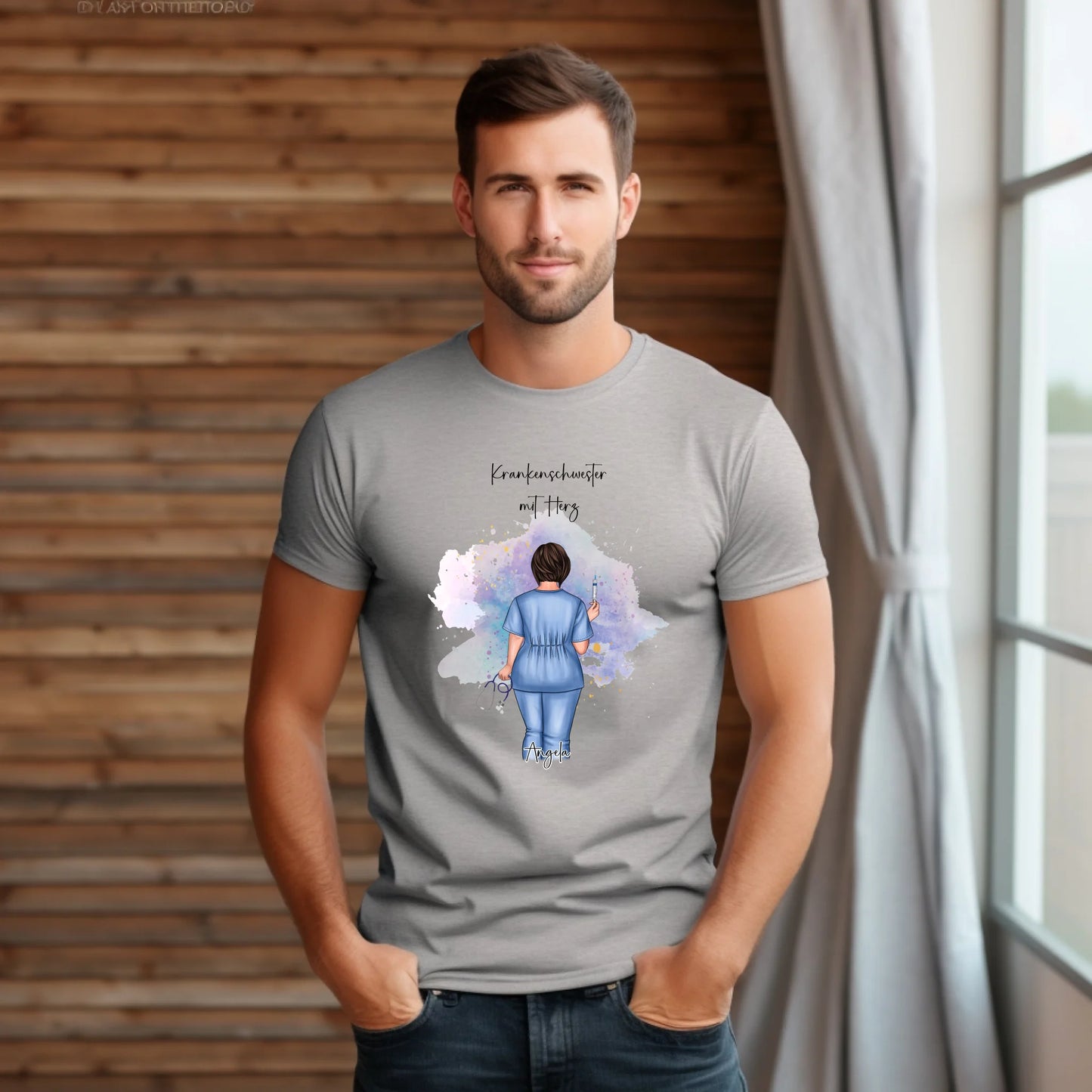 Curvy Krankenschwester T-Shirt