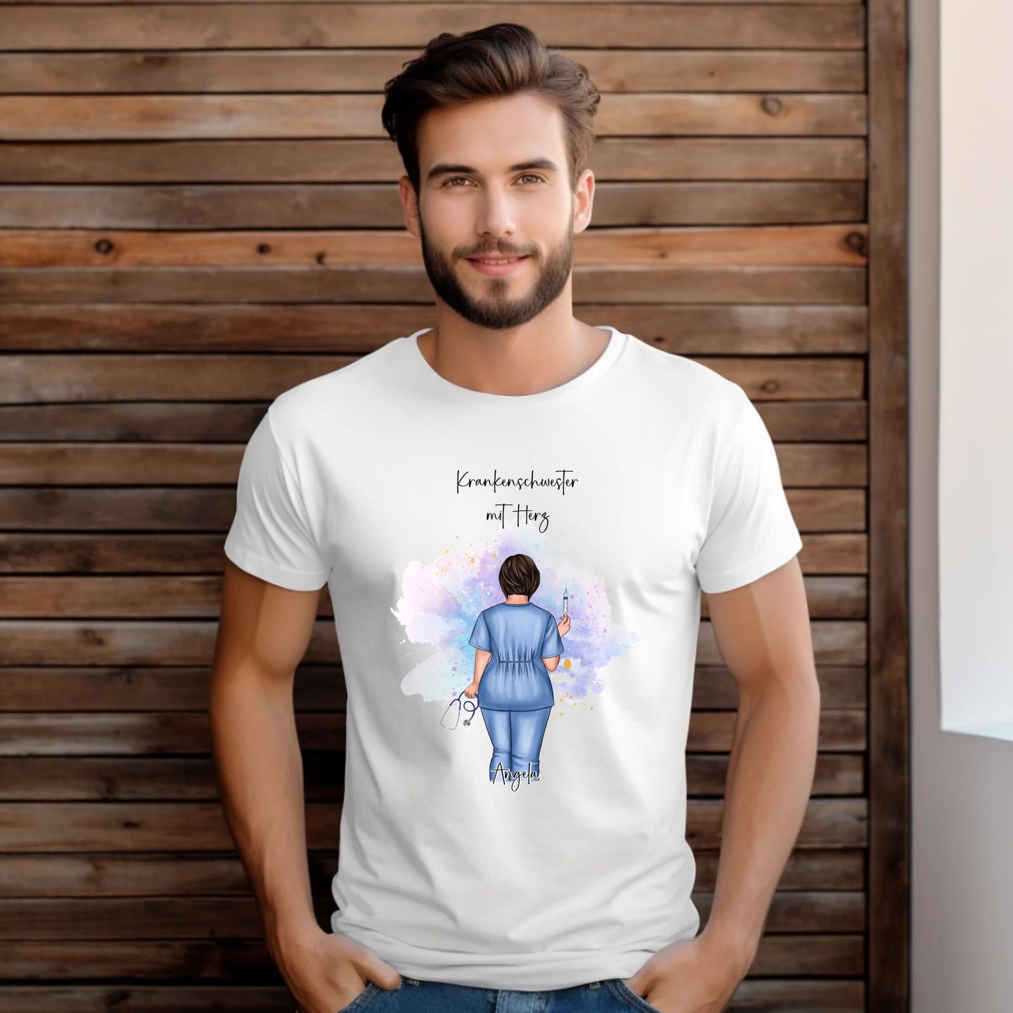 Curvy Krankenschwester T-Shirt