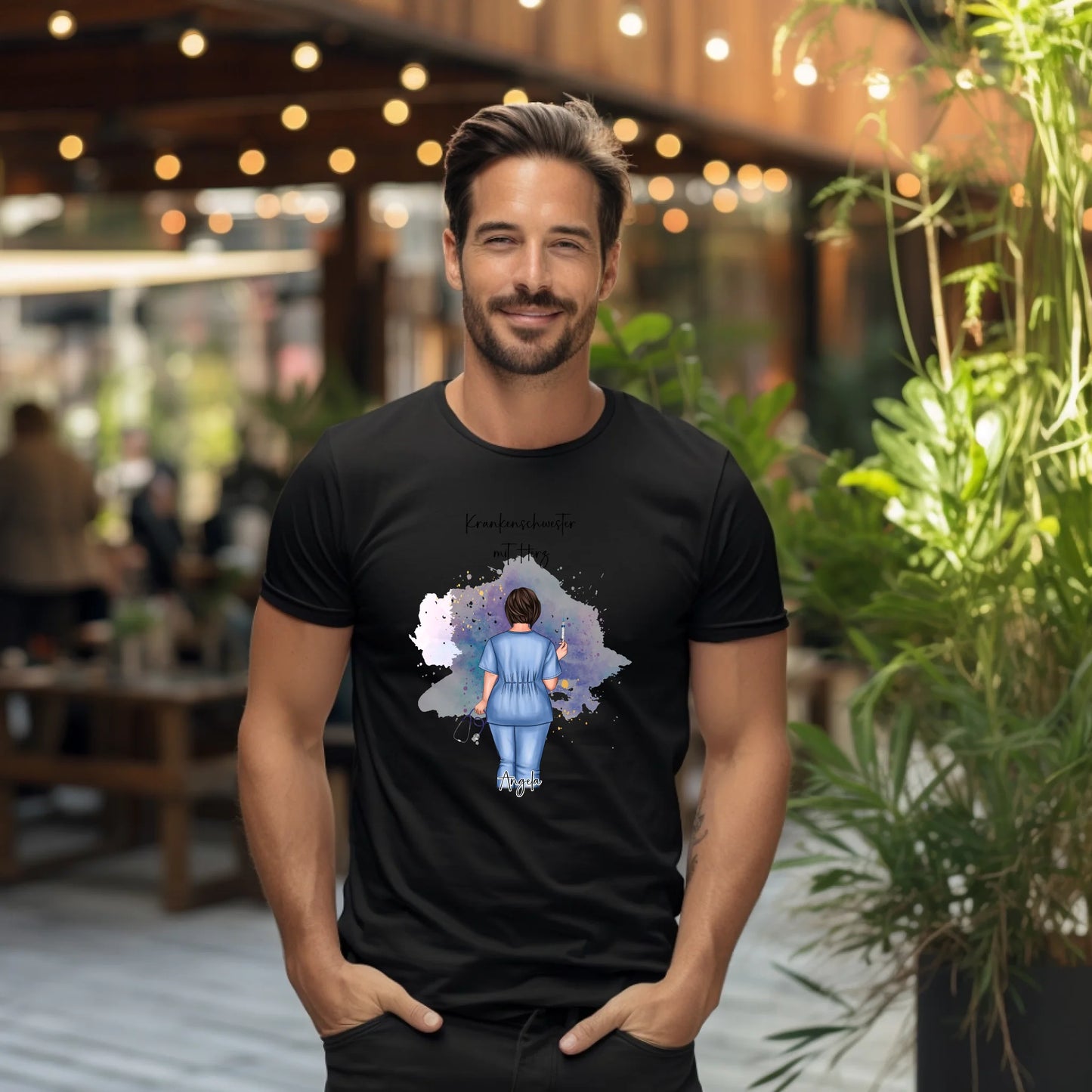 Curvy Krankenschwester T-Shirt