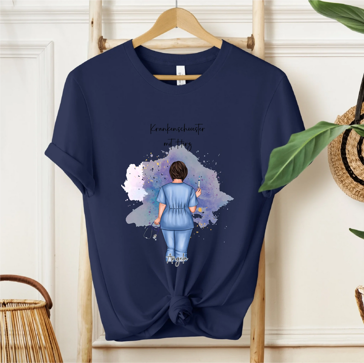 Curvy Krankenschwester T-Shirt