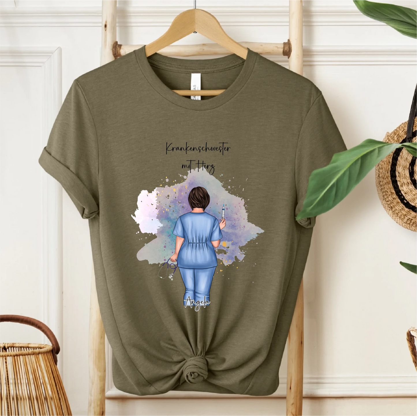 Curvy Krankenschwester T-Shirt