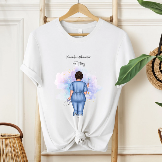 Curvy Krankenschwester T-Shirt
