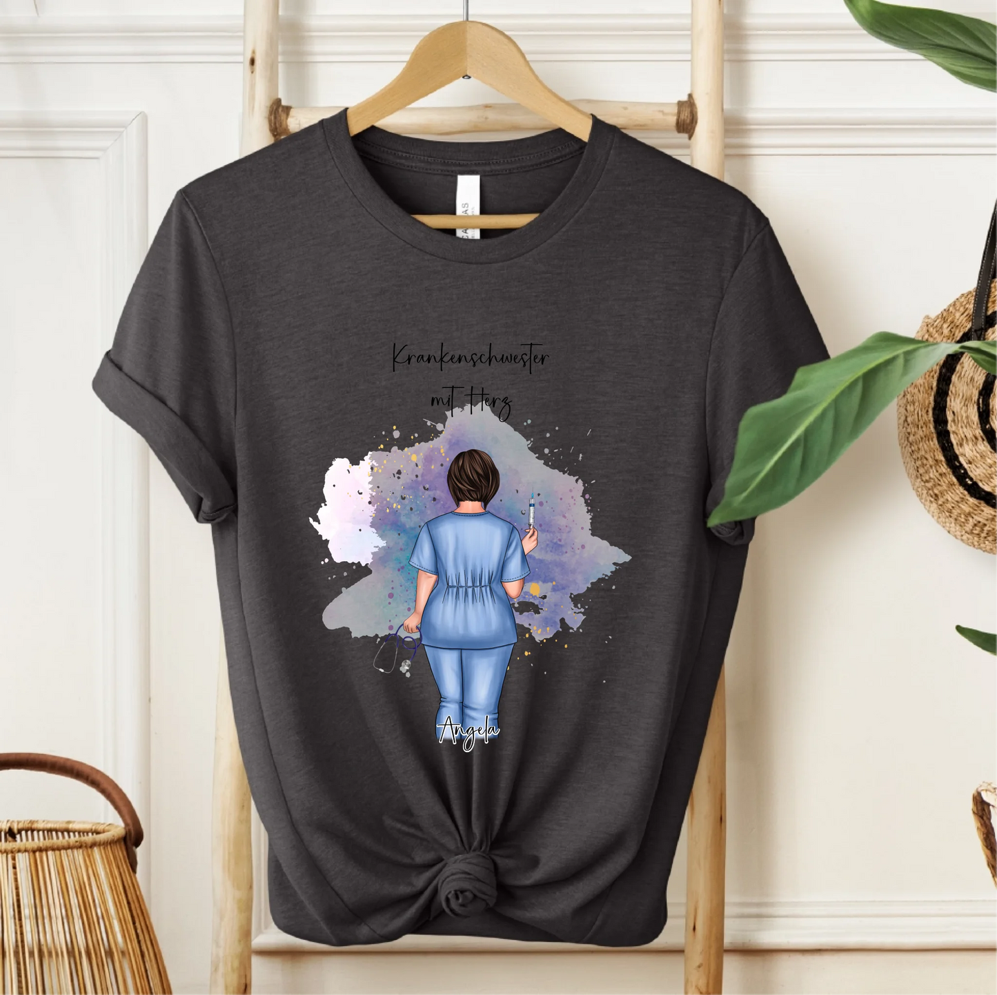Curvy Krankenschwester T-Shirt