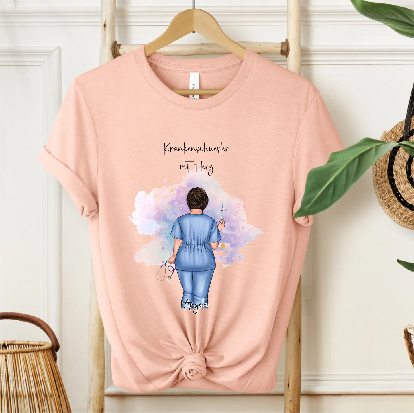 Curvy Krankenschwester T-Shirt