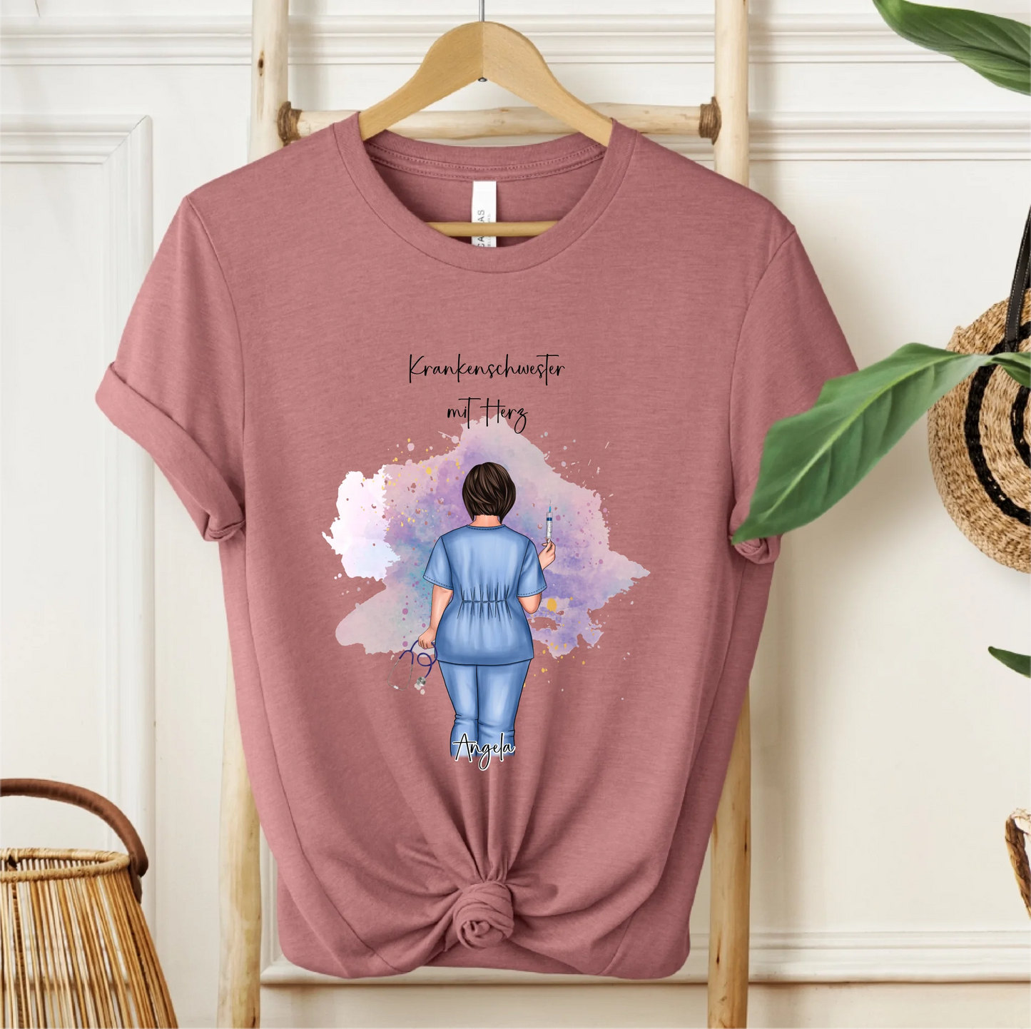Curvy Krankenschwester T-Shirt