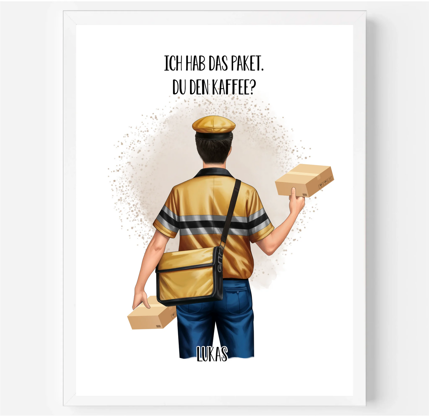 Paketbote (Mann/Frau) Poster