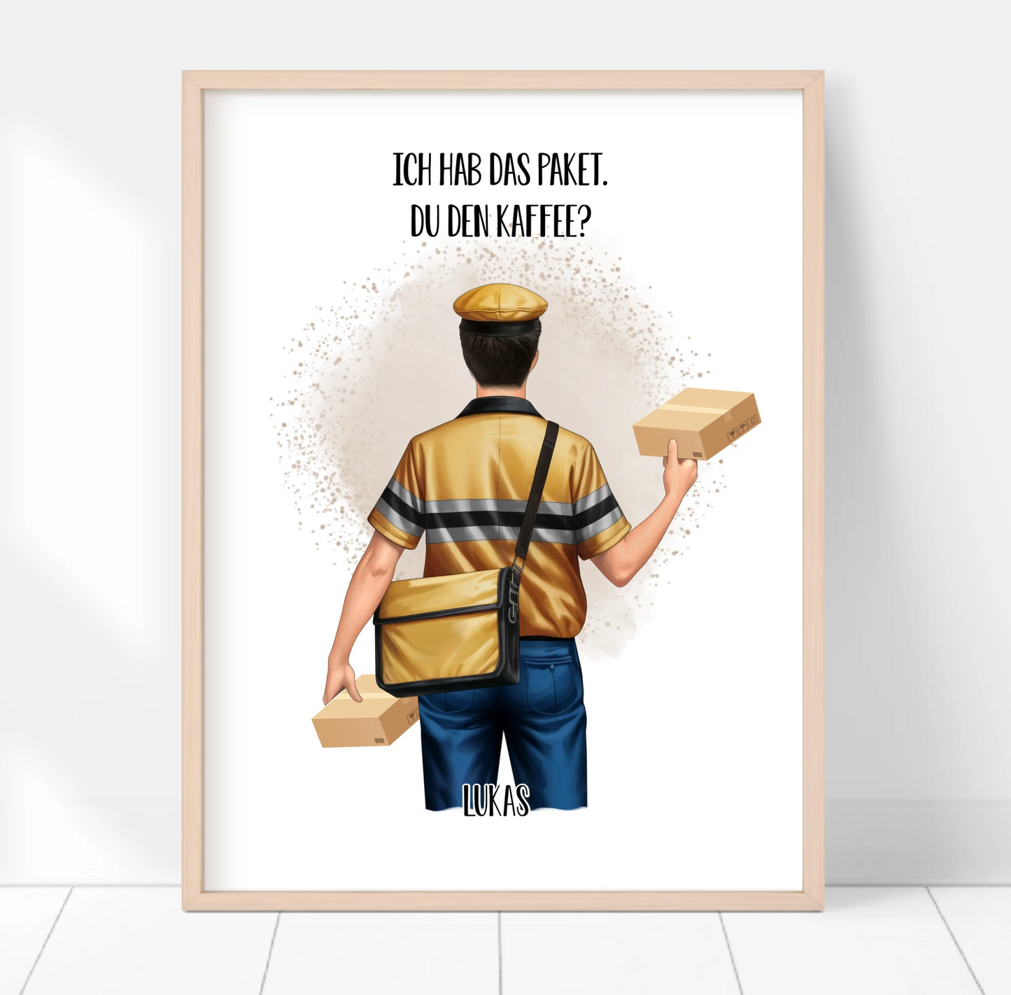 Paketbote (Mann/Frau) Poster