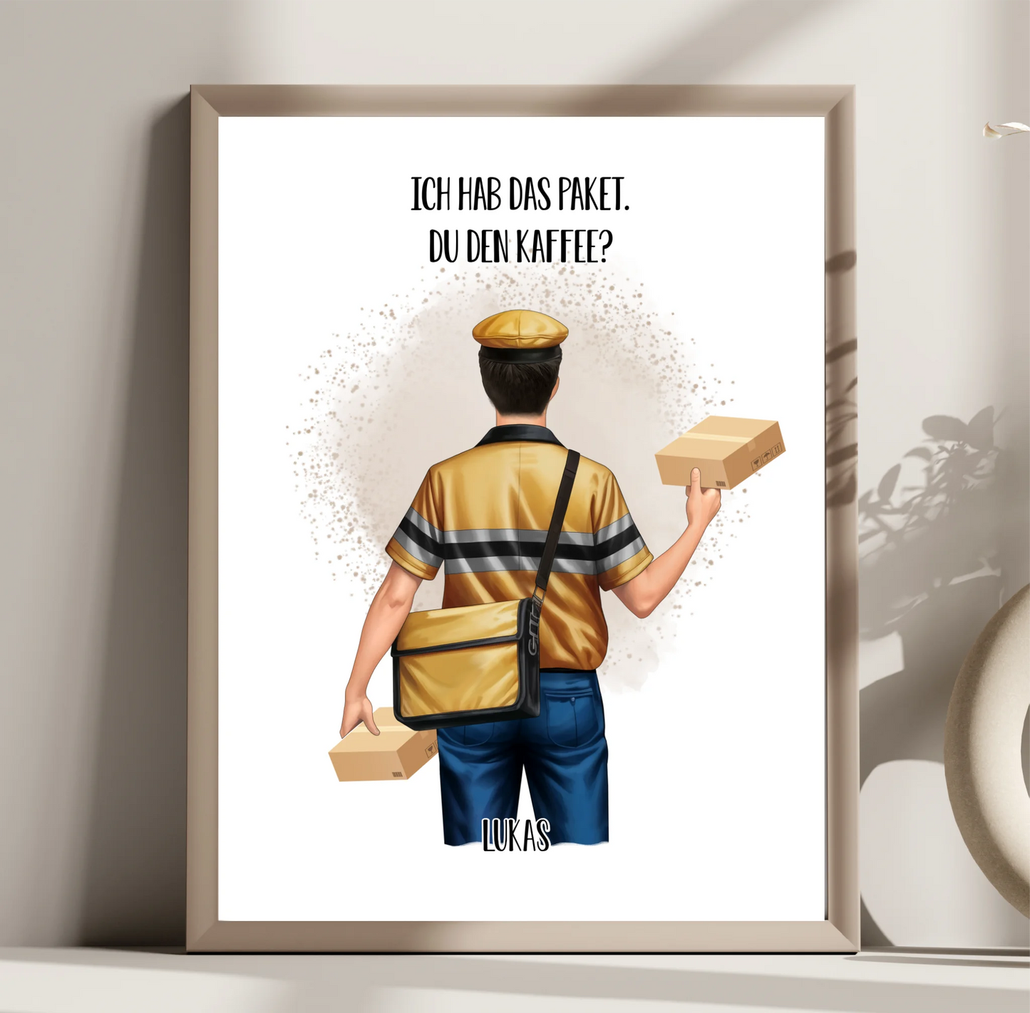 Paketbote (Mann/Frau) Poster